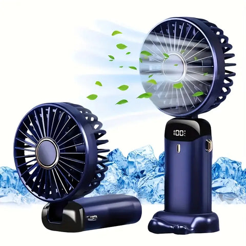 1200mAh battery handheld fan usb charging personal pocket fan mini portable small fan