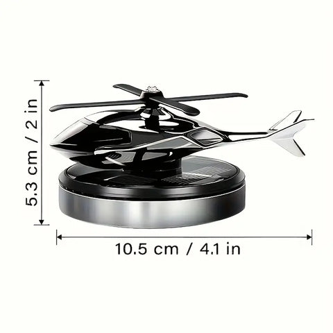 Perfume Solar Power Helicopter Air Freshener